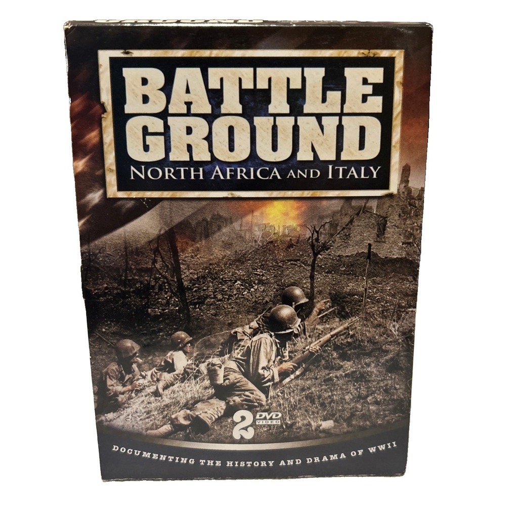BattleGround North Africa and Italy (DVD, 2008, 2-Disc Set)